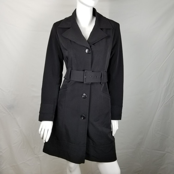 Jones New York Jackets & Blazers - Jones New York Coat Knee Length Belted Jacket